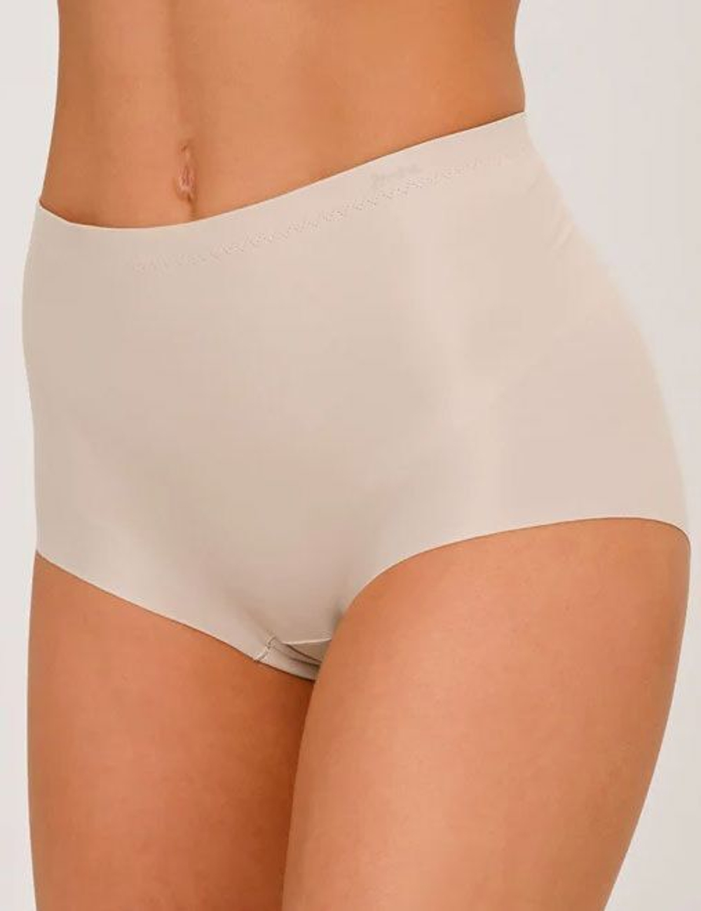 Высокие трусики с моделирующим эффектом Sweet Contour (Размер: XL) (Цвет: кремовый)