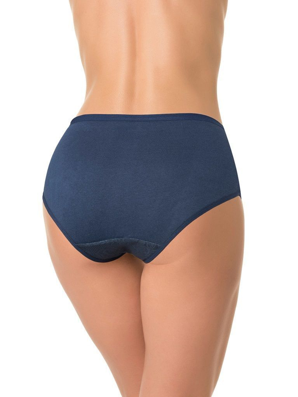 Высокие трусики с жаккардовой лицевой частью (Размер: XXXL) (Цвет: белый)