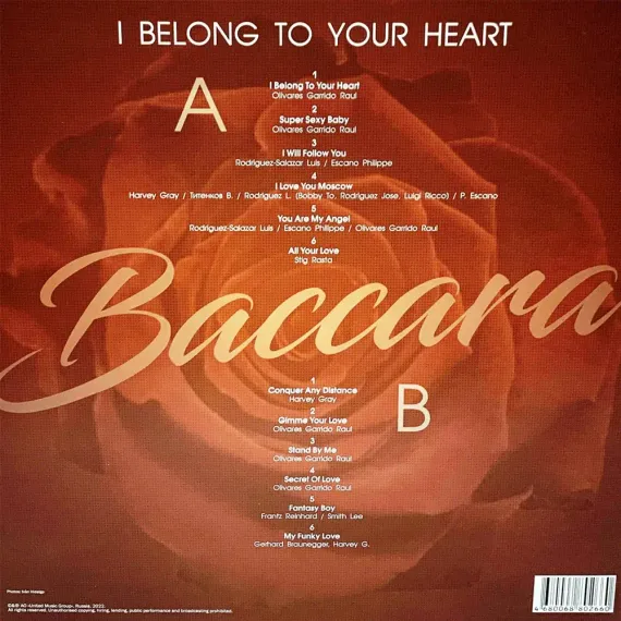 BACCARA - I Belong To Your Heart (Gold Vinyl) LP
