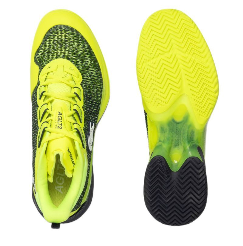 Мужские кроссовки теннисные Lacoste Sport AG-LT23 Ultra - yellow/navy