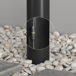 Наземный низкий светильник Denkirs NORD DK9749-BK