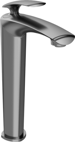 Смеситель для раковины STWORKI Гётеборг S03020GB + донный клапан SW-001GB вороненая сталь