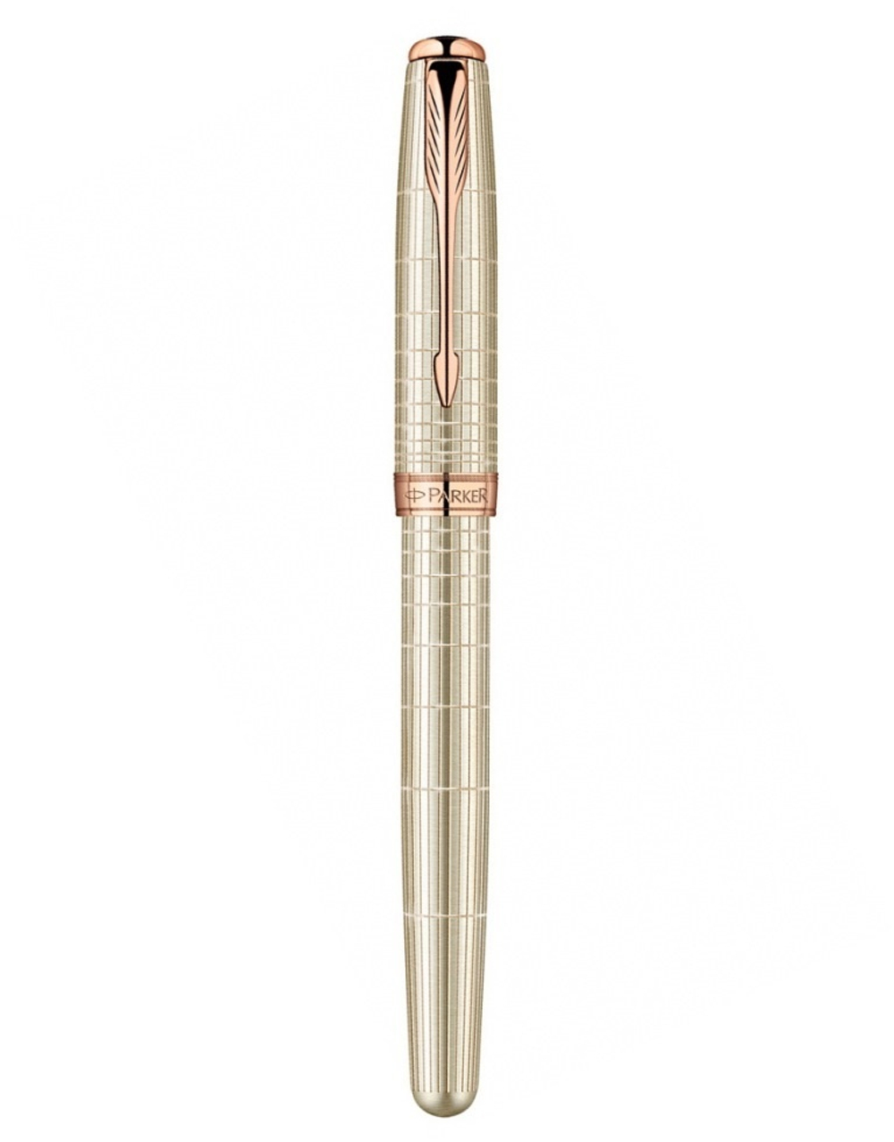 Ручка-роллер Parker Sonnet T535 VERY PREMIUM Feminine, (серебро 925 пробы, 16.96) цвет: Silver PGT, перо: F, цвет чернил: black, в подарочной упаковке