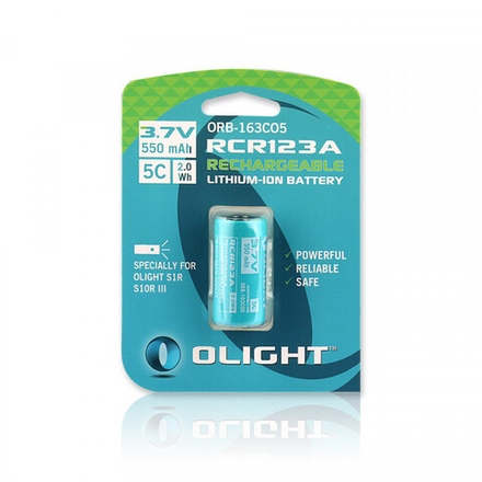 Аккумулятор Li-ion Olight ORB-163C05 16340 3,7 В. 550 mAh