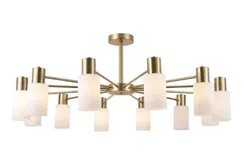 74535/12 ANTIQUE BRASS / Латунь (1) Люстра (RL)