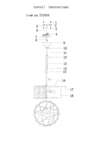 Подвесной светильник Lightstar Varese 731034