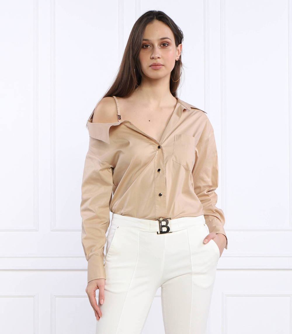 Рубашка BluGirl Blumarine - светло-коричневый(RA3155 T2432)