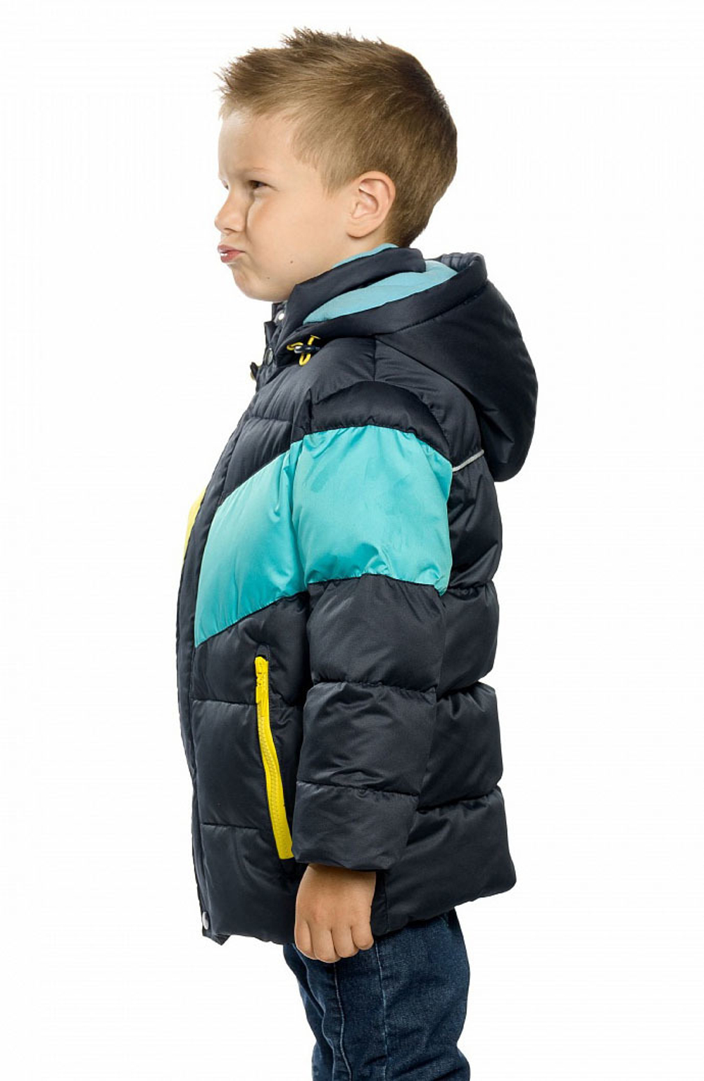 куртка для мальчиков зимняя серая