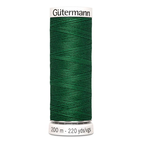 Нитки универсальные Gutermann Sew-all 100 (200 метров), 5 кат. | 237 зеленое яблоко