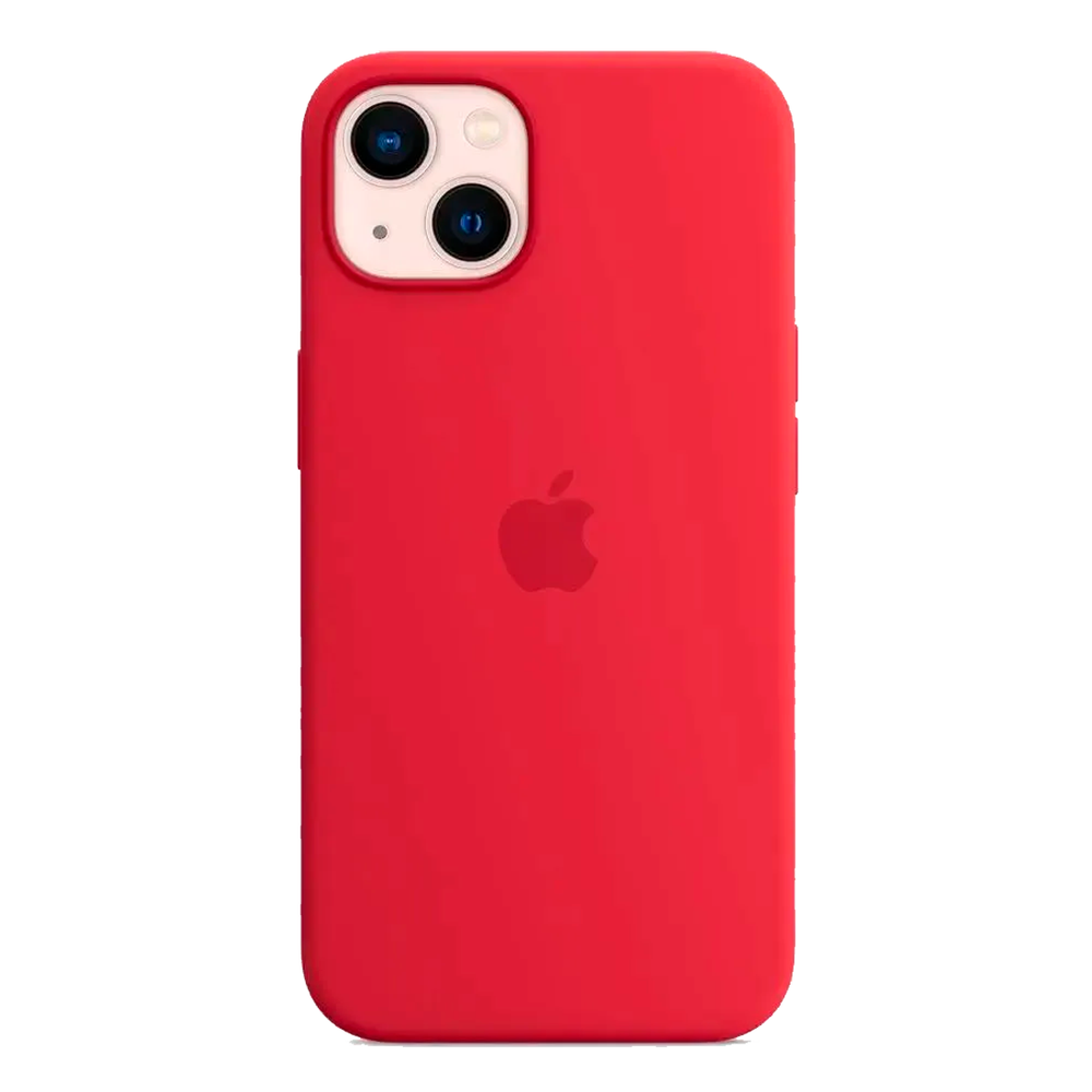 Силиконовый чехол с поддержкой MagSafe Apple Silicone Case для iPhone 13 mini, Red (Красный)