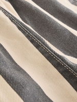 Брюки широкие для девочки Next N79-913, Серый, Молочный