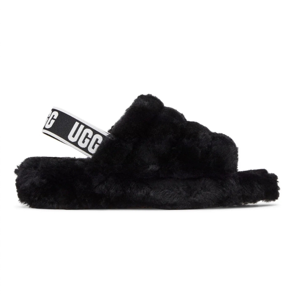 Ugg Fluff Yeah Slide Black