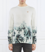Свитер TYSON LS CN ALLOVER GUESS - зеленый(M3GR09 Z3640)
