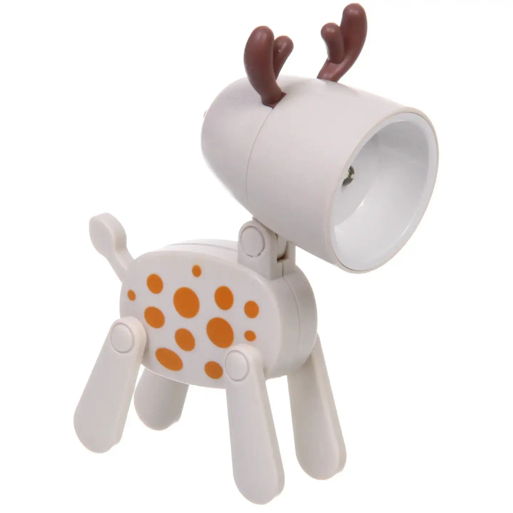 Настольная лампа «Sweet - Жирафик» LED 5,5*5,5*9,6 см, батарейки AG3 0.2W, Бежевый