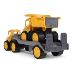 Пластмассовая игрушечная машина Toy Bibib "Эвакуатор с грузавиком", упакет полиэт.сетка