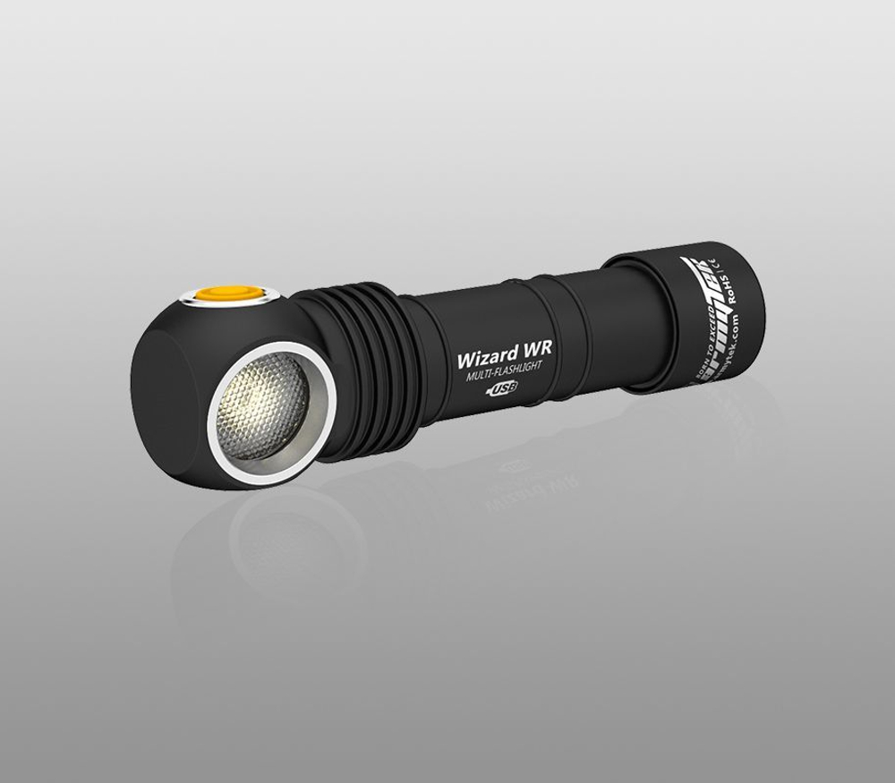 Мультифонарь Armytek Wizard WR Magnet USB (теплый-красный свет) - фото 2