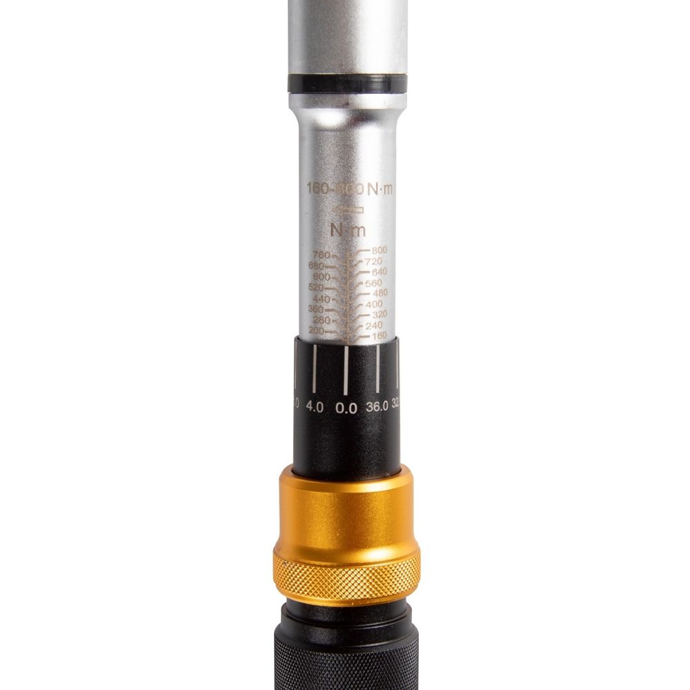 TOLSEN (TT196700) Ключ динамометрический 3/4", 160-800 Нм, в пластиковом кейсе