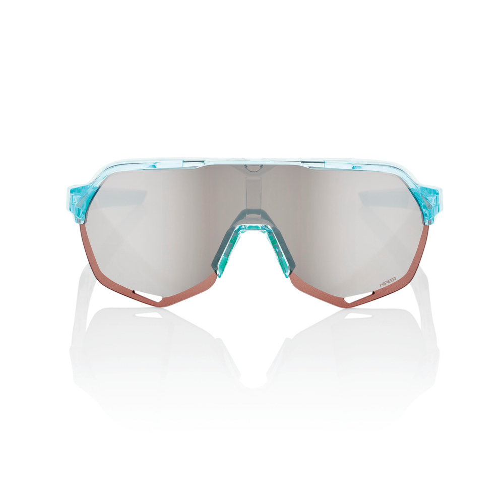 Спортивные очки 100% S2 / Polished Translucent Mint / HiPER Silver Mirror Lens