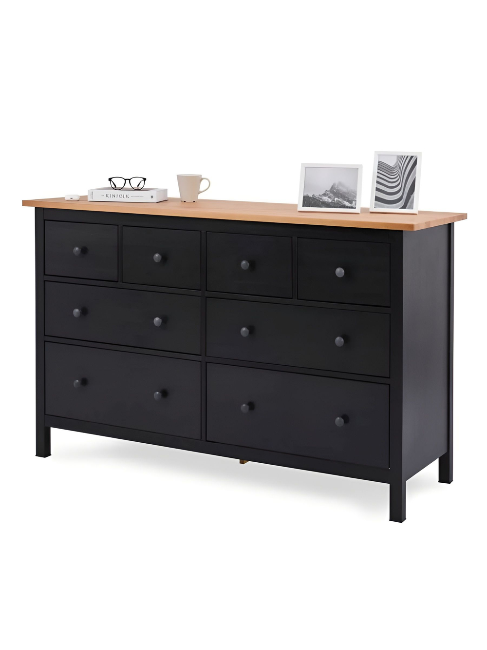 IKEA Комод HEMNES 46х70х35, КЫМОР 1 ящик, белый, (ХЕМНЕС ИКЕА)