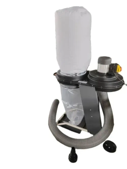 Стружкоотсос REALREZ FM200/220В / Промышленный пылесос для уборки древесных стружек 550 Вт / Вытяжка для стружки и опилок со шлангом