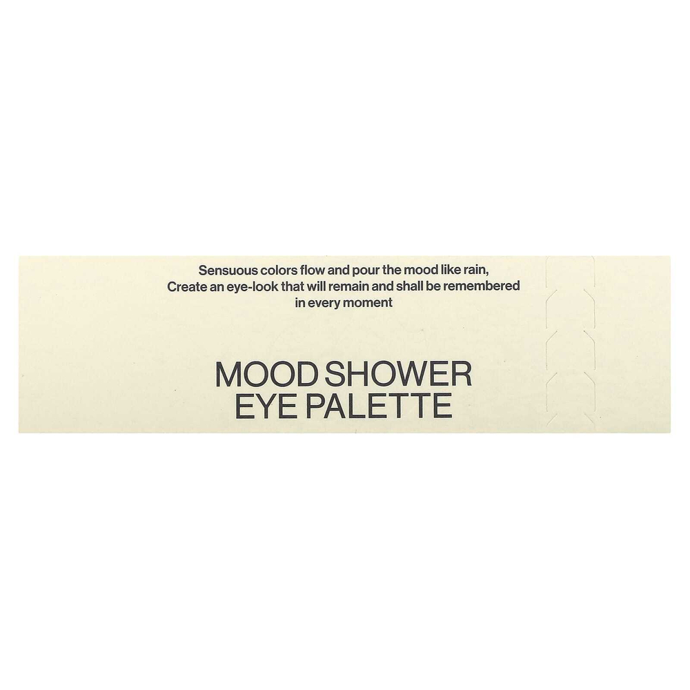 Unleashia, Mood Shower, палитра теней для век, оттенок № 3 Nude, 4 г