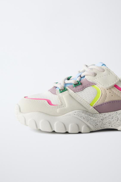 ZARA КРОССОВКИ, БЕЛЫЙ