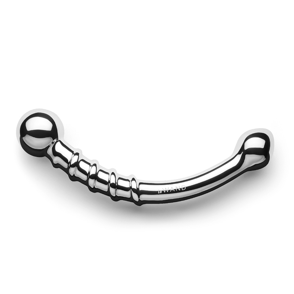 Изогнутый фаллоимитатор из стали со спиралью Le Wand Bow