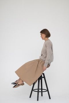 Джемпер Л.Т., 100% шерсть ягнёнка, цвет натуральный.