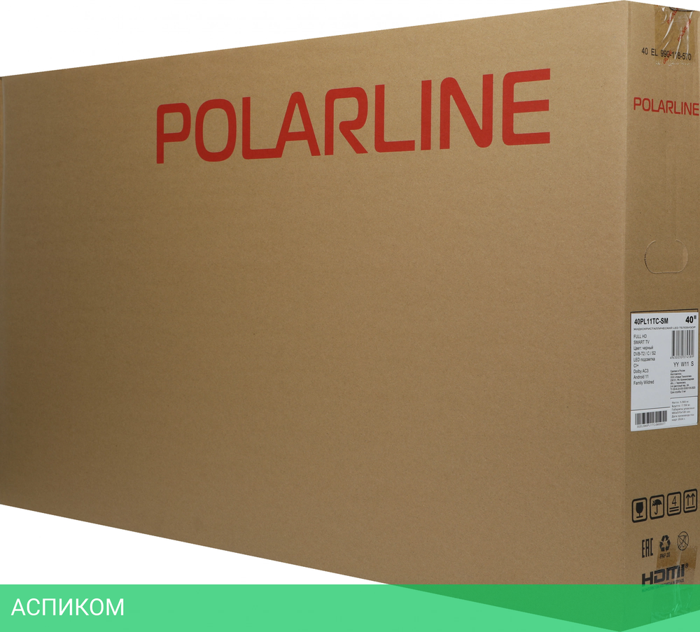 Телевизор LED PolarLine 40" 40PL11TC-SM