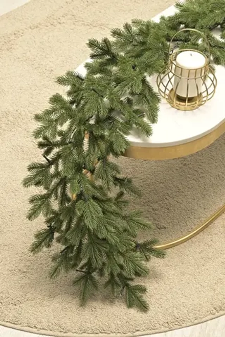 Хвойная гирлянда Чарующая 270 см., 100% литая хвоя, ЕлкиТорг (23054)