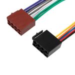 Разъем для автомагнитолы "Евро" ISO, 2 гнезда, 1шт. REXANT