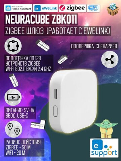 Zigbee шлюз NEURACUBE (работает с eWelink)
