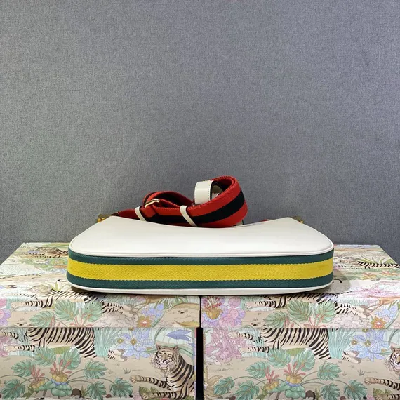 Большая сумка через плечо Gucci Attache белый