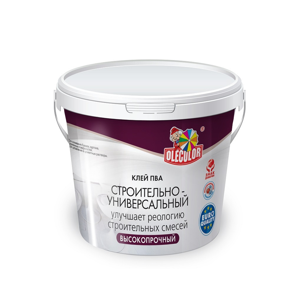 Клей ПВА строительно-универсальный 10,0кг OLEKOLOR