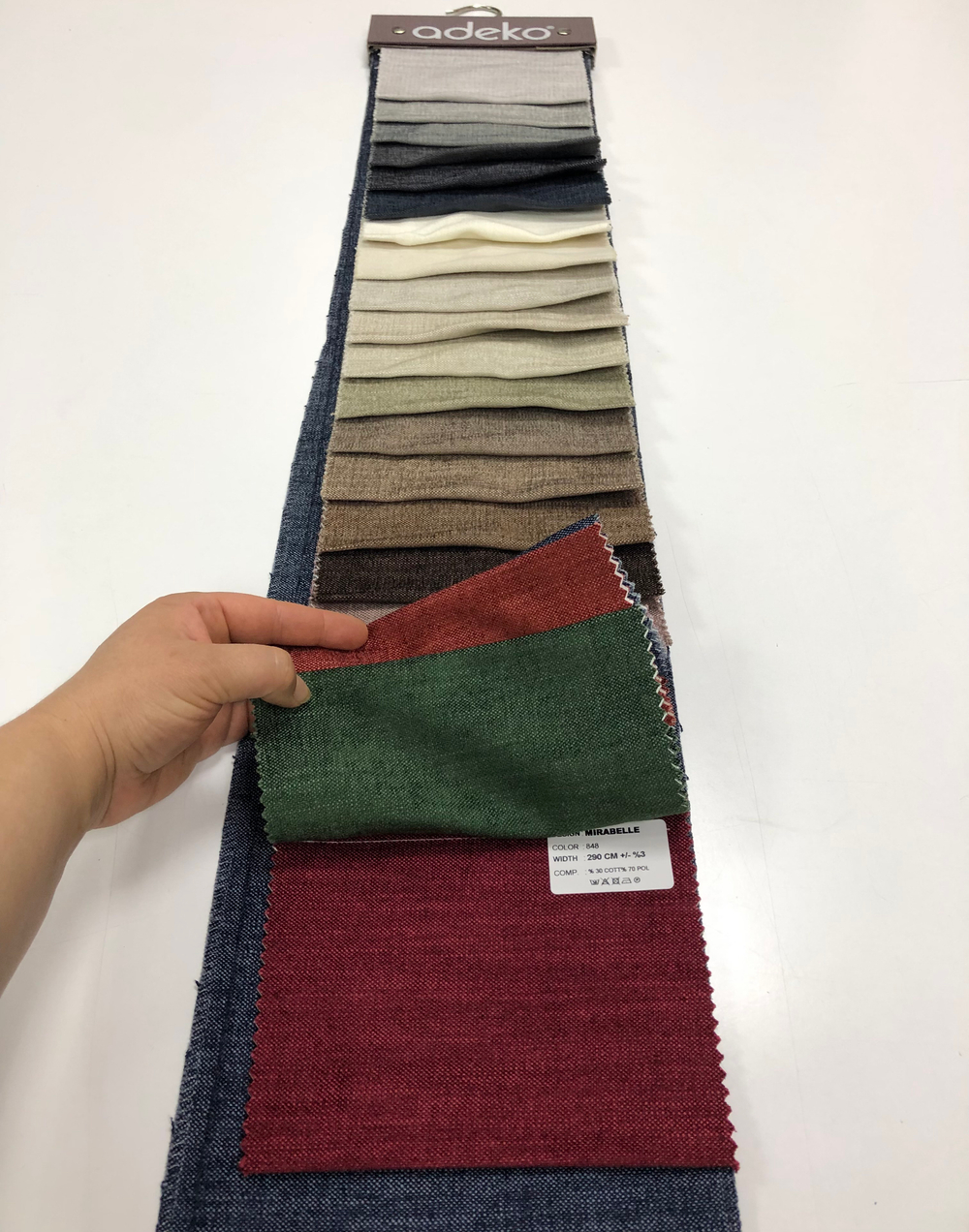 Портьерная ткань Adeko арт. Mirabelle