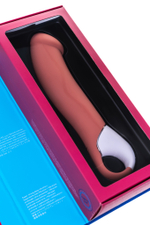 Вибратор Satisfyer Vibes Master силикон бежевый 23,5 см