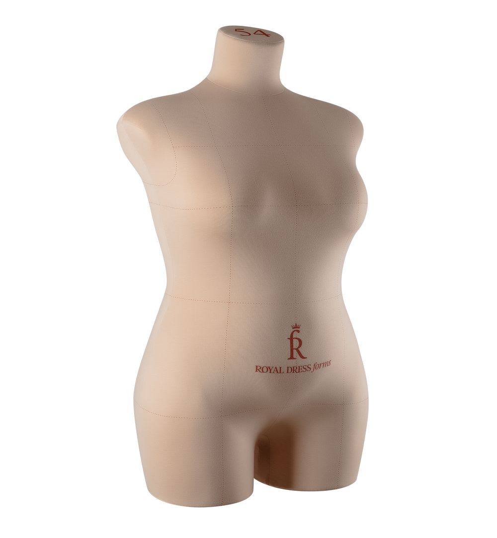 Манекен портновский женский Виктория, комплект Премиум, размер 54, цвет бежевый