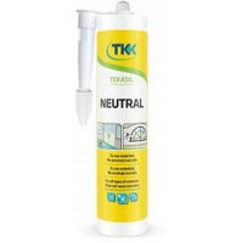 Tekasil neutral нейтральный силиконовый герметик серый 300мл