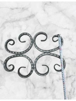 Кованый элемент "Бублик-косой" 4 шт