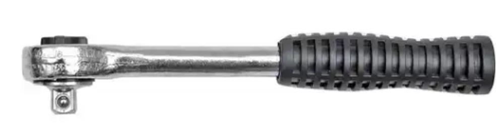 Трещетка для головок 1\4" 45зуб  пластик ручка синяя М5/МТ 180222