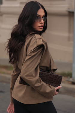 Укороченный тренч «KHAKI»