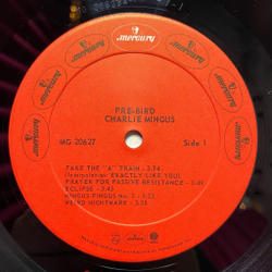Винтажная виниловая пластинка LP Charlie Mingus Pre Bird (USA 1970)