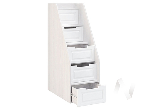 Лестница для 2-х ярусной кровати ЛТ-721 МС Прага (ясень анкор/белое дерево)