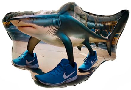 Фигура "Мем Акула в кроссовках - Тралалеро Тралала"