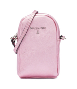 Кожаная сумка через плечо Patrizia Pepe - розовый(7B0009 L001)