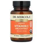 Dr. Mercola, Органический витамин C, экстракт амлы, 60 таблеток