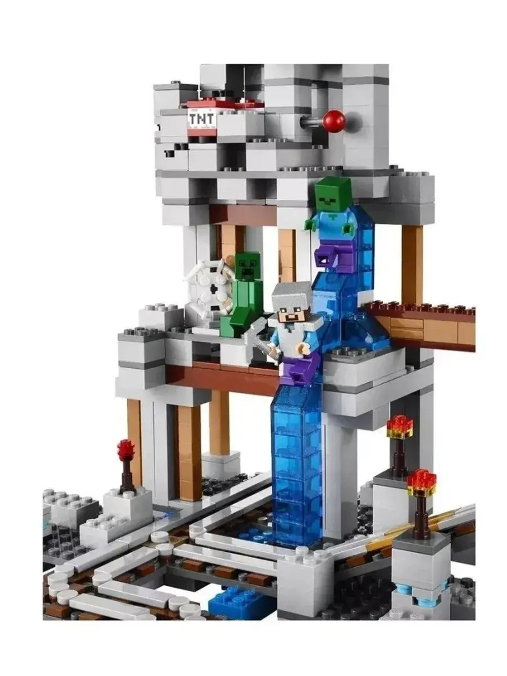 Конструктор Minecraft Майнкрафт Шахта 922 детали