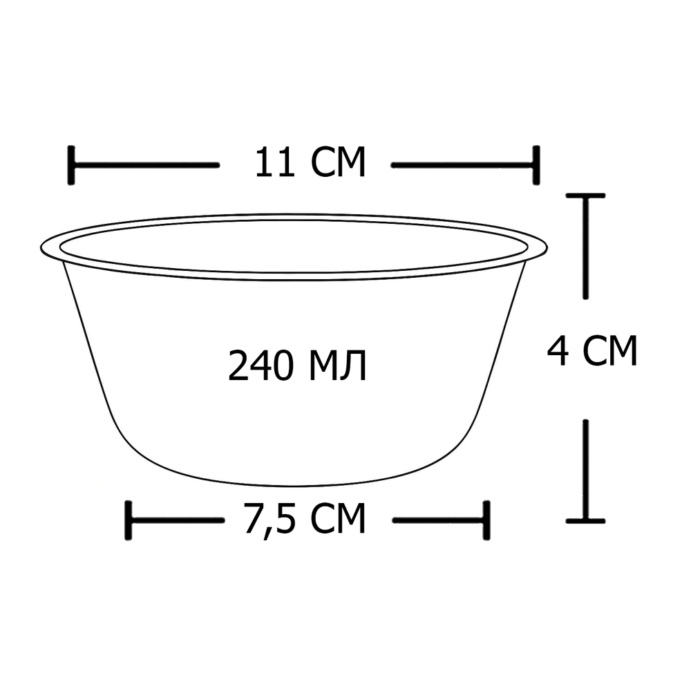 Набор "efox" из 2 мисок на подставке из нержавеющей стали.