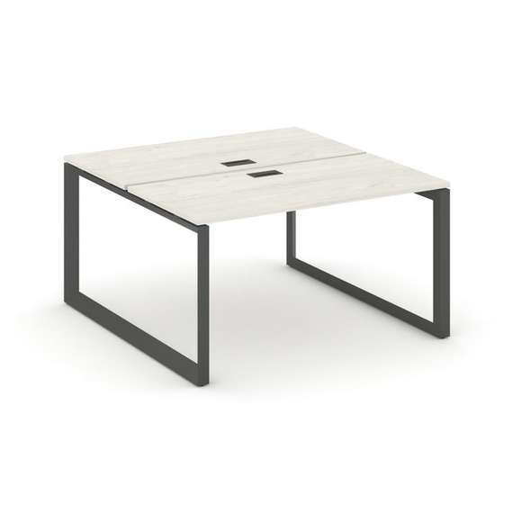 Style Project Рабочая станция двухсторонняя SN-59O.DRS-003 Дуб Наварра/Металл Антрацит/Черный Заглуш