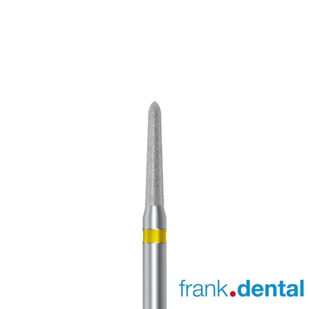 Бор алмазный желтый Frank Dental типа FG - D.878K.014.C.FG
